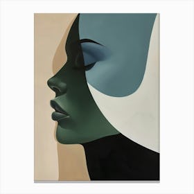 Poster Minimalist Portrait 4 Canvas Print