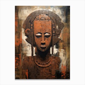 Whispers of the Savanna: Masked African Tribes Canvas Print
