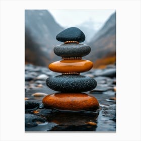 Balancing Stones 5 Canvas Print