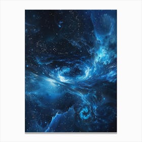 Galaxy In Space Canvas Print