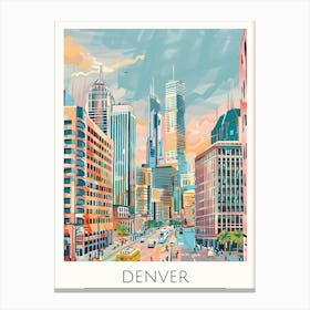 Denver Cityscape Canvas Print