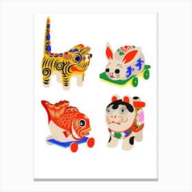 Japanese Toys Canvas Print