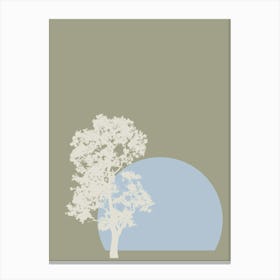 Minimalist Tree Print Canvas Print