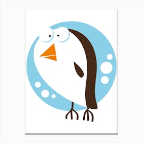 Cartoon Penguin Canvas Print