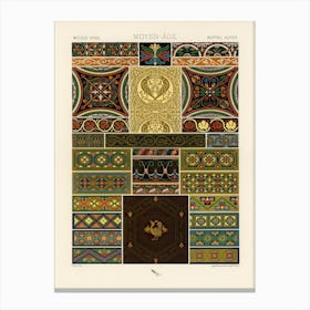 Middle Ages Pattern, Albert Racine (16) Canvas Print