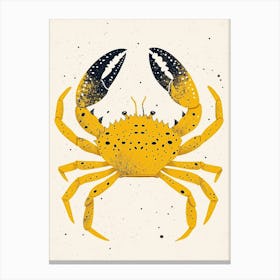 Yellow Crab 1 Canvas Print