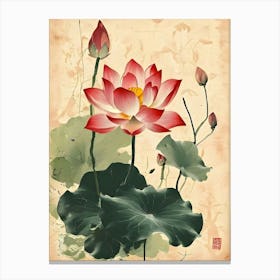 Lotus Flower 46 Canvas Print