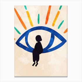 Eye of Silence Canvas Print