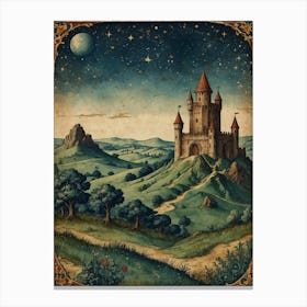 Castle On A Hill Canvas Print