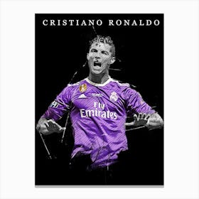 Cristiano Ronaldo Real Madrid 15 Canvas Print