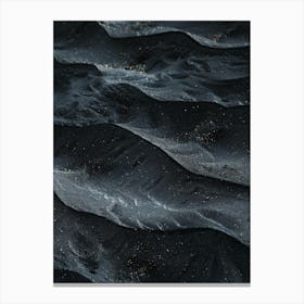 Black Sand Canvas Print