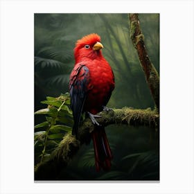 Tropical Serenade: Andean Jungle Bird Poster Canvas Print