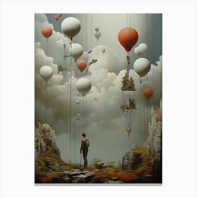 Man In The Sky Canvas Print