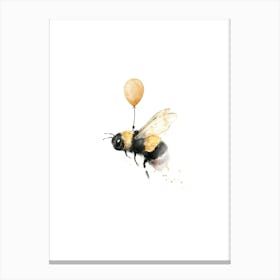 Bee And Balloon Canvas Print