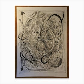 Abstract Abstract Drawing Canvas Print