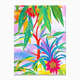 Dragon Tree Eclectic Boho Plant Canvas Print