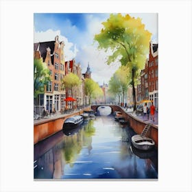 Summer in Amsterdam. 11 Canvas Print