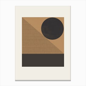 Geometric Minimalist Trending Mid century Modern design Graphic, Canvas Print