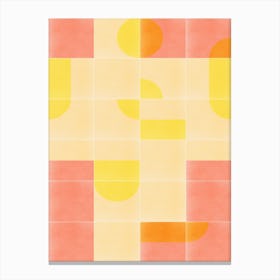 Retro Tiles 01 Canvas Print