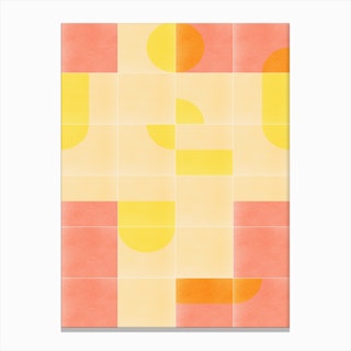 Retro Tiles 01 Canvas Print