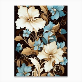 Floral Pattern Vector Canvas Print