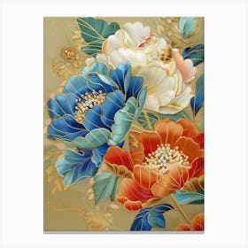 Chinese Flower Painting 72 Canvas Print