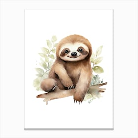 Sloth Canvas Print