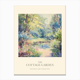 Cottage Garden Poster Enchanted Pond 3 Canvas Print