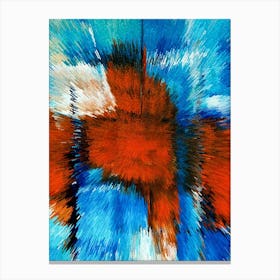 Acrylic Extruded Painting 363 Canvas Print