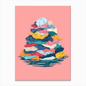 Pile Of Clothes 7 Canvas Print