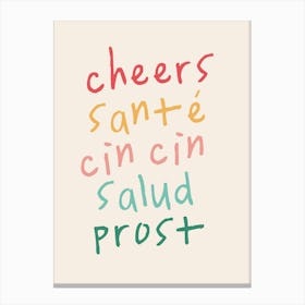 Cheers Canvas Print