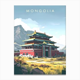 Mongolia Travel Canvas Print