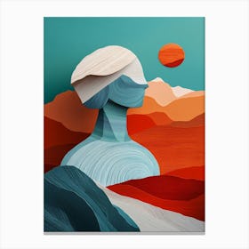 Abstract Landscape Canvas Print