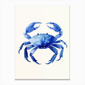 Blue Crab Food Canvas Print