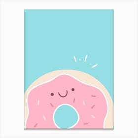 Cute Doughnut Canvas Print