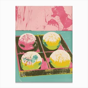 Takoyaki Duotone Silkscreen 2 Canvas Print