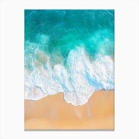 Aerial View Of A Beach 157 Canvas Print