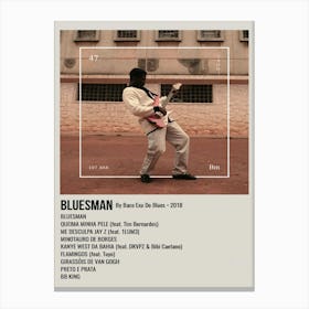 Bluesman By Baco Exu Do Blues Canvas Print