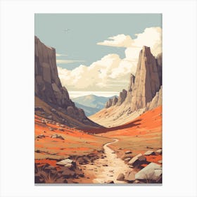The Colorado Trail Usa 1 Hiking Trail Landscape Canvas Print