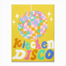 Kitchen Disco 3 Canvas Print