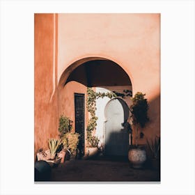 Marrakech Door | Coulors of Morocco photography Canvas Print