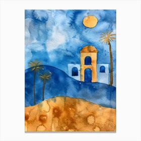 House In The Desert 8 Canvas Print