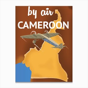 By Air Cameroon Canvas Print