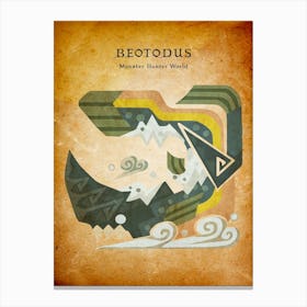 Beotodus Vintage Canvas Print