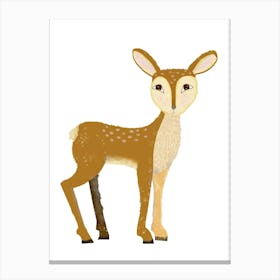 Sweet Deer 1 Canvas Print