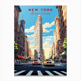 New York United States Travel Canvas Print