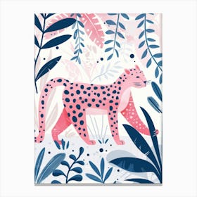 Leopard In The Jungle 32 Canvas Print