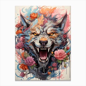 Wolf Head 2 Canvas Print