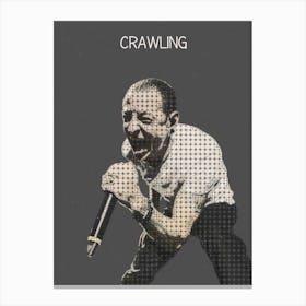 Crawling Chester Bennington Linkin Park Canvas Print