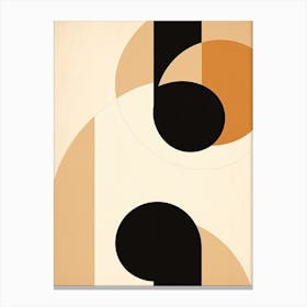 Dresden Dimension, Geometric Bauhaus Canvas Print
